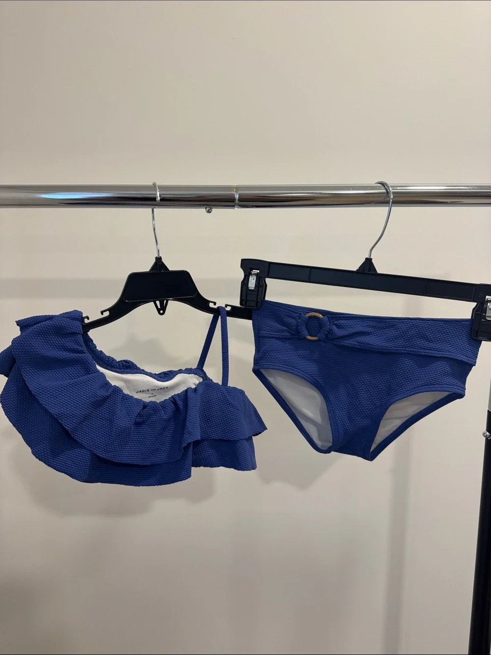Janie and Jack Royal Blue Ruffle Two-Piece Swim Set